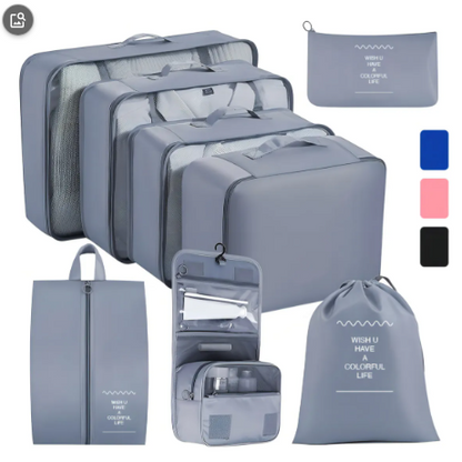 MEGA Kit De Bolsas Organizadoras De Viaje X 8 UNIDADES