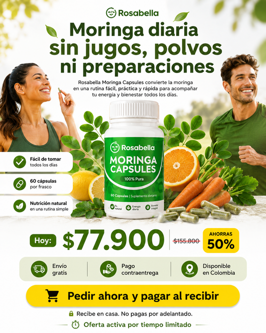 Rosabella Moringa: El Árbol de la Vida en Cápsulas